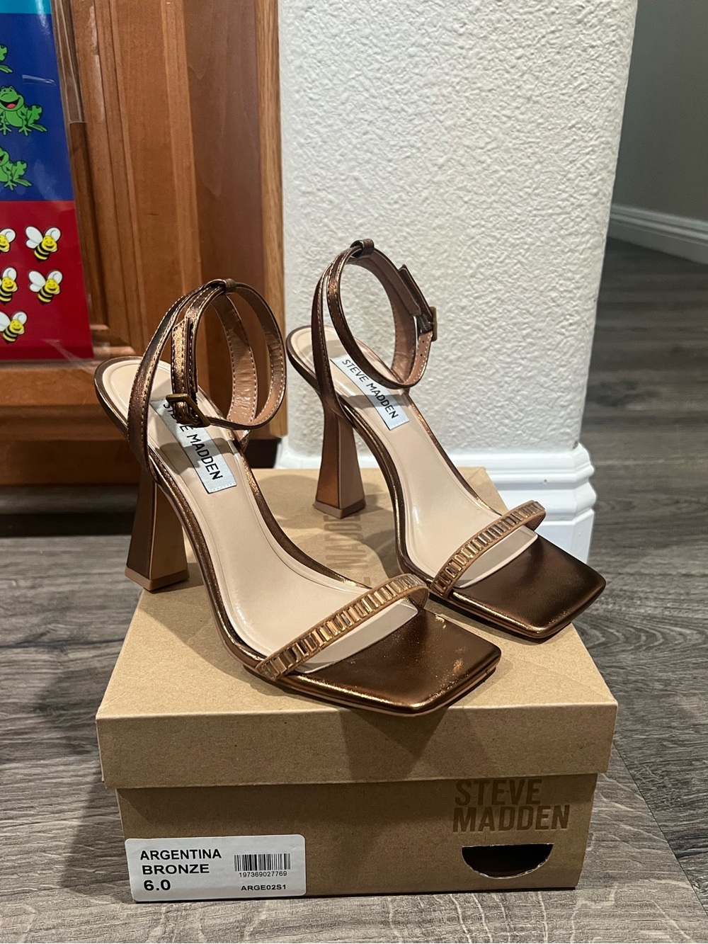 Steve Madden Bronze Heels